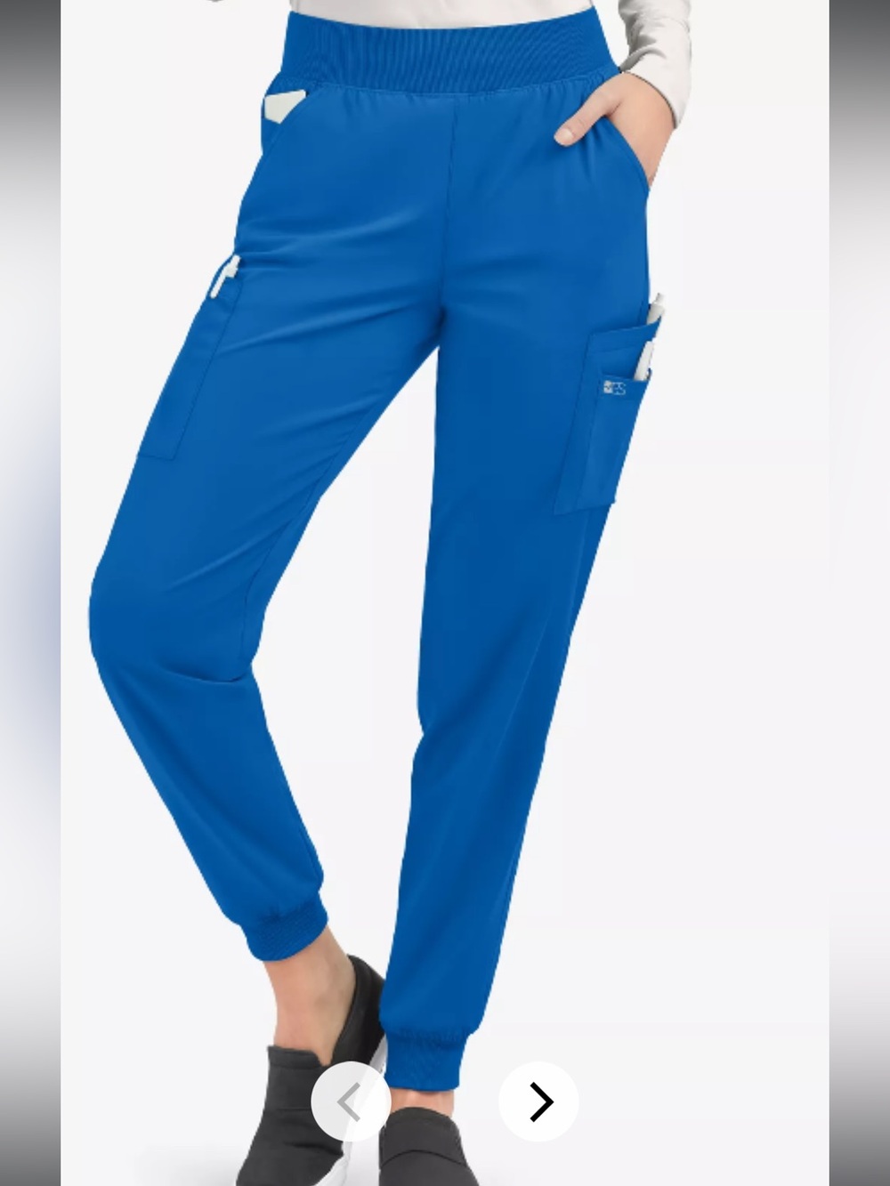 Uniform Advantage Easy Stretch Royal Blue Women's Cargo Jogger Pants